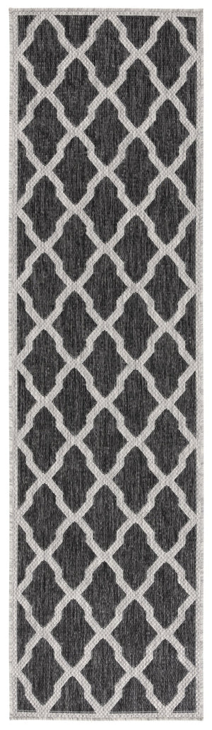 Safavieh Beach House Durable Polypropylene Runner Rug In Stylish Grey For Elegant Home Decor And Comfort Charcoal ,Grey 85% Polypropylene,15% Polyester Bhs268h-7r