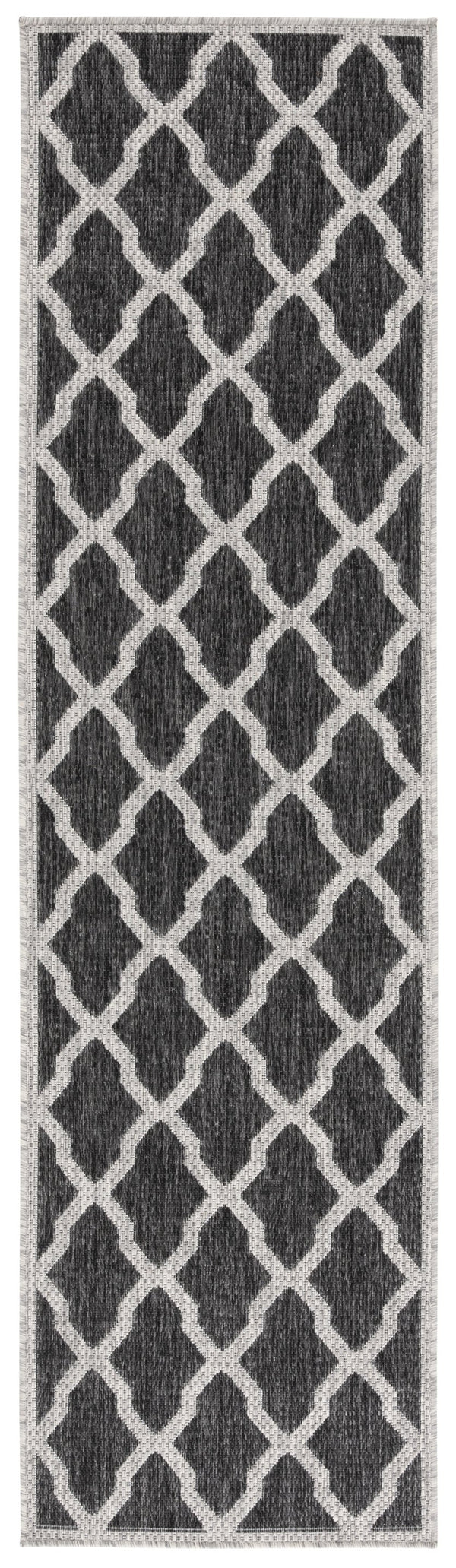 Safavieh Beach House Durable Polypropylene Runner Rug In Stylish Grey For Elegant Home Decor And Comfort Charcoal ,Grey 85% Polypropylene,15% Polyester Bhs268h-7r