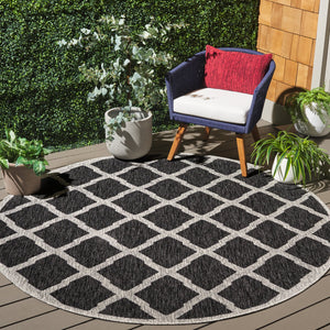 Safavieh Beach House Durable Polypropylene Runner Rug In Stylish Grey For Elegant Home Decor And Comfort Charcoal ,Grey 85% Polypropylene,15% Polyester Bhs268h-7r