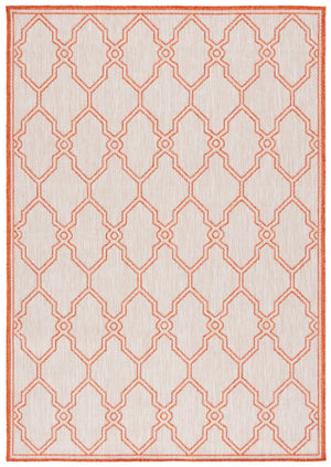 Safavieh Beach House 270b Stylish Runner Rug - Durable Polypropylene Blend For A Cozy Coastal Vibe Beige ,Orange 85% Polypropylene,15% Polyester Bhs270b-7r