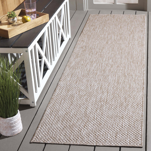 Safavieh Beach House 272b Chic Area Rug - Durable Polypropylene Blend For Stylish Home Décor And Comfort Beige 85% Polypropylene,15% Polyester Bhs272b-7sq