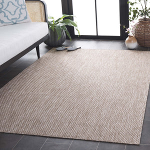 Safavieh Beach House 272b Chic Area Rug - Durable Polypropylene Blend For Stylish Home Décor And Comfort Beige 85% Polypropylene,15% Polyester Bhs272b-7sq