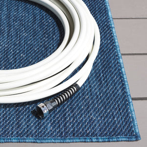 Safavieh Beach House 274m Indoor/Outdoor Area Rug - Stylish, Durable, And Perfect For Coastal Décor Spaces Blue 85% Polypropylene,15% Polyester Bhs274m-7sq