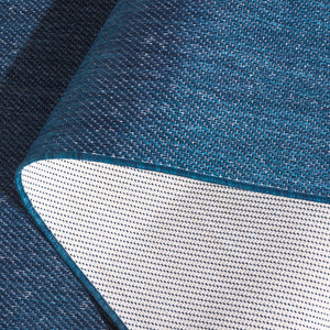 Safavieh Beach House 274m Indoor/Outdoor Area Rug - Stylish, Durable, And Perfect For Coastal Décor Spaces Blue 85% Polypropylene,15% Polyester Bhs274m-7sq