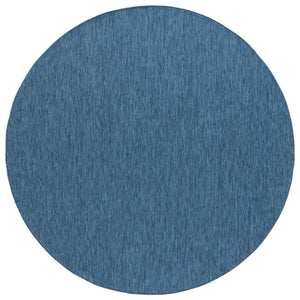 Safavieh Beach House 274m Indoor/Outdoor Area Rug - Stylish, Durable, And Perfect For Coastal Décor Spaces Blue 85% Polypropylene,15% Polyester Bhs274m-7sq