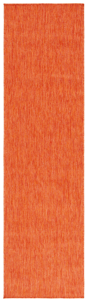 Safavieh Beach House 274m Indoor/Outdoor Area Rug - Stylish, Durable, And Perfect For Coastal Décor Spaces Orange 85% Polypropylene,15% Polyester Bhs274p-28