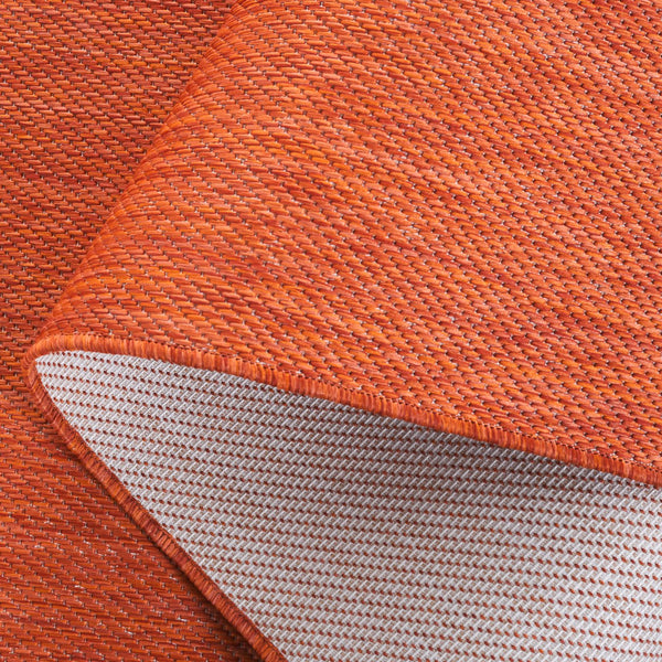 Safavieh Beach House 274m Indoor/Outdoor Area Rug - Stylish, Durable, And Perfect For Coastal Décor Spaces Orange 85% Polypropylene,15% Polyester Bhs274p-28