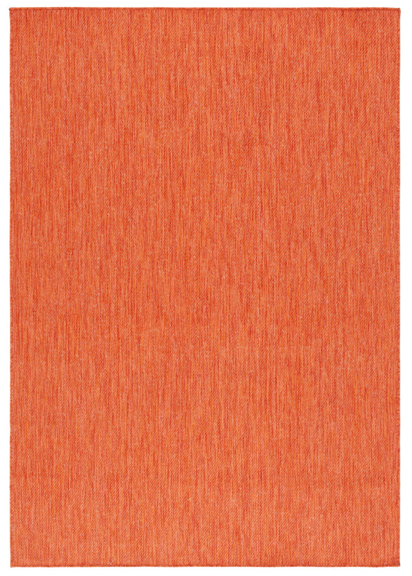 Safavieh Beach House 274m Indoor/Outdoor Area Rug - Stylish, Durable, And Perfect For Coastal Décor Spaces Orange 85% Polypropylene,15% Polyester Bhs274p-28