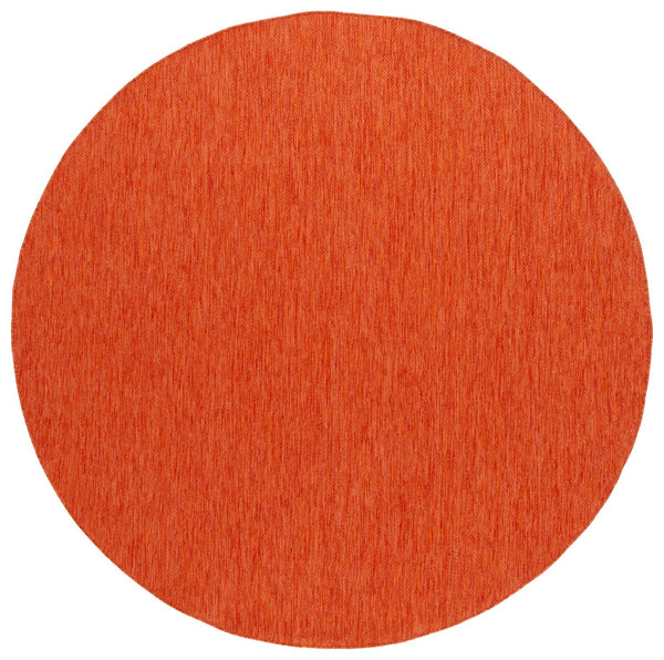 Safavieh Beach House 274m Indoor/Outdoor Area Rug - Stylish, Durable, And Perfect For Coastal Décor Spaces Orange 85% Polypropylene,15% Polyester Bhs274p-28