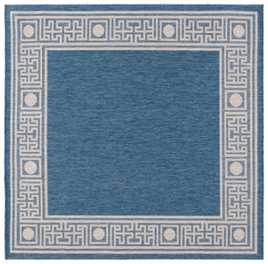 Safavieh Beach Area Rug - Timeless Blue And Ivory Design For Indoor & Outdoor Elegance, Crafted In Turkey Blue ,Ivory 85% Polypropylene,15% Polyester Bhs276m-4