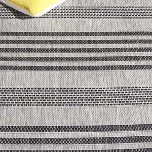 Safavieh Beach Elegant Grey Charcoal Runner Rug – Durable, Stylish, And Oeko-tex Certified For Indoor Outdoor Use Grey ,Charcoal 85% Polypropylene,15% Polyester Bhs278f-9