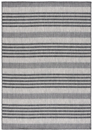 Safavieh Beach Elegant Grey Charcoal Runner Rug – Durable, Stylish, And Oeko-tex Certified For Indoor Outdoor Use Grey ,Charcoal 85% Polypropylene,15% Polyester Bhs278f-9