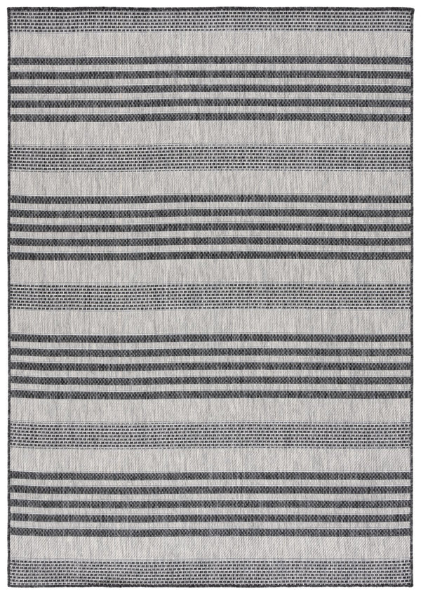 Safavieh Beach Elegant Grey Charcoal Runner Rug – Durable, Stylish, And Oeko-tex Certified For Indoor Outdoor Use Grey ,Charcoal 85% Polypropylene,15% Polyester Bhs278f-9