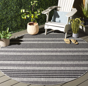 Safavieh Beach Elegant Grey Charcoal Runner Rug – Durable, Stylish, And Oeko-tex Certified For Indoor Outdoor Use Grey ,Charcoal 85% Polypropylene,15% Polyester Bhs278f-9