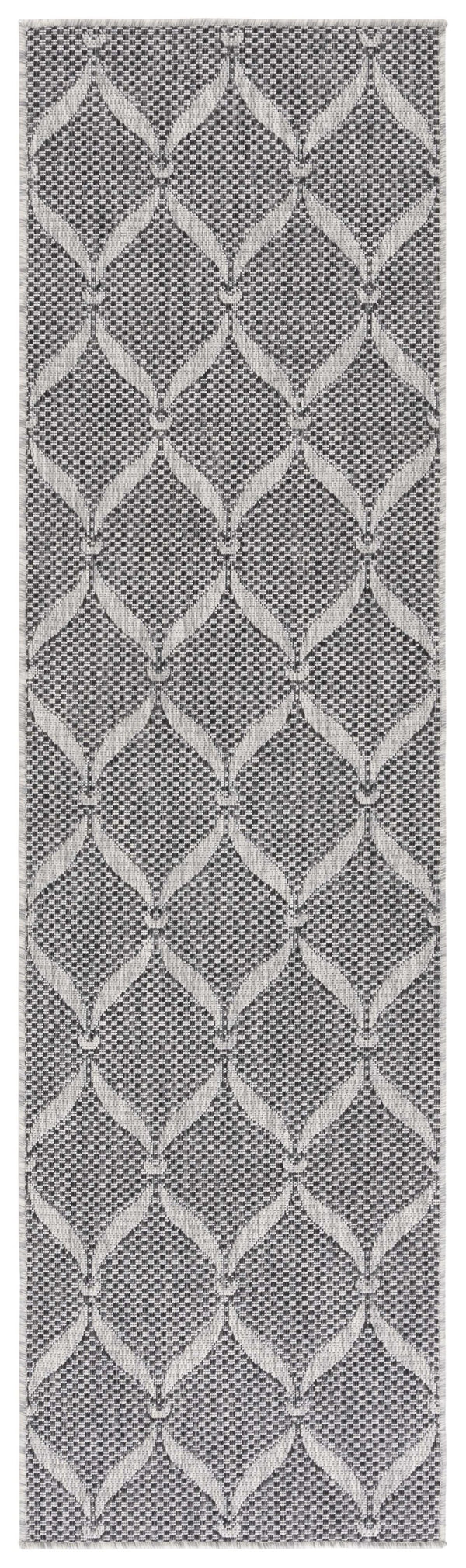 Safavieh Beach House Modern Area Rug - Elegant Charcoal And Grey Design For Indoor & Outdoor Spaces Charcoal ,Grey 85% Polypropylene,15% Polyester Bhs280h-5