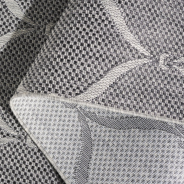 Safavieh Beach House Modern Area Rug - Elegant Charcoal And Grey Design For Indoor & Outdoor Spaces Charcoal ,Grey 85% Polypropylene,15% Polyester Bhs280h-5