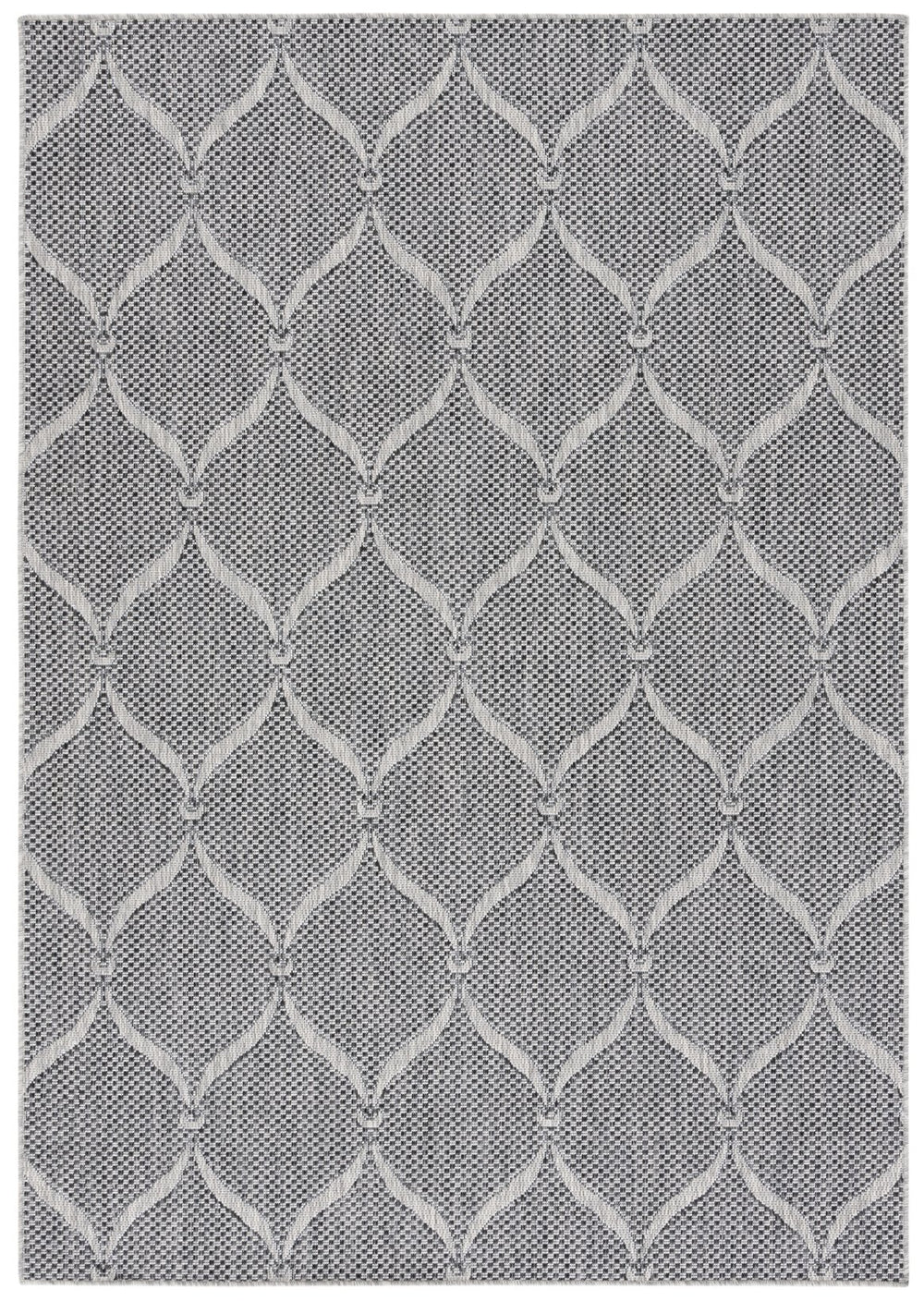 Safavieh Beach House Modern Area Rug - Elegant Charcoal And Grey Design For Indoor & Outdoor Spaces Charcoal ,Grey 85% Polypropylene,15% Polyester Bhs280h-5