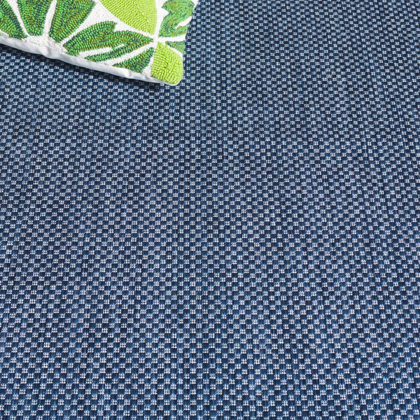 Safavieh Beach Indoor/Outdoor Area Rug - Elegant Blue And Ivory Design For Timeless Charm And Durability Blue ,Ivory 85% Polypropylene,15% Polyester Bhs286m-26