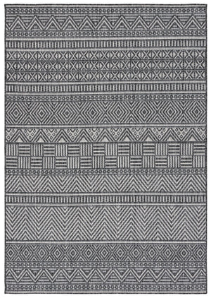 Safavieh Beach House Charcoal And Grey Area Rug - Durable, Elegant Design For Indoor And Outdoor Spaces Charcoal ,Grey 85% Polypropylene,15% Polyester Bhs288h-9