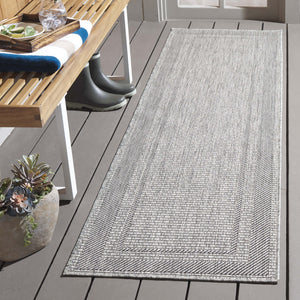 Safavieh Beach Area Rug: Elegant Power-loomed Design For Indoor & Outdoor Spaces - Durable, Oeko-tex Certified Grey ,Charcoal 85% Polypropylene,15% Polyester Bhs290f-4
