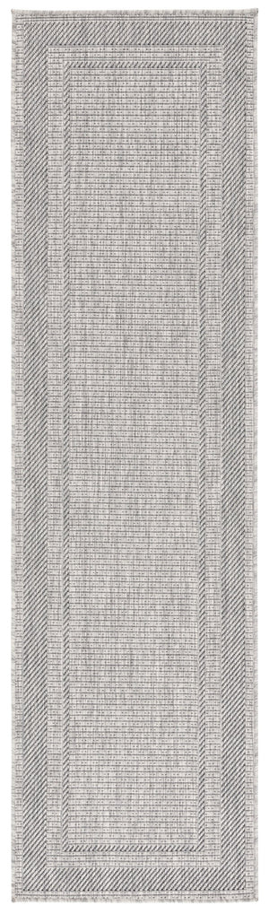 Safavieh Beach Area Rug: Elegant Power-loomed Design For Indoor & Outdoor Spaces - Durable, Oeko-tex Certified Grey ,Charcoal 85% Polypropylene,15% Polyester Bhs290f-4
