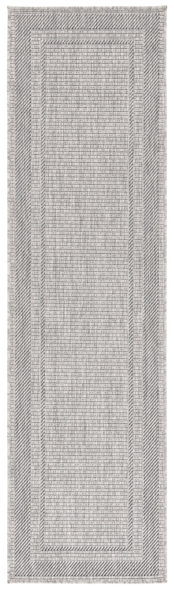 Safavieh Beach Area Rug: Elegant Power-loomed Design For Indoor & Outdoor Spaces - Durable, Oeko-tex Certified Grey ,Charcoal 85% Polypropylene,15% Polyester Bhs290f-4