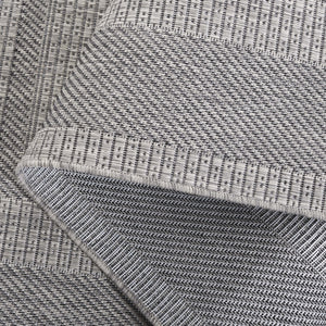 Safavieh Beach Area Rug: Elegant Power-loomed Design For Indoor & Outdoor Spaces - Durable, Oeko-tex Certified Grey ,Charcoal 85% Polypropylene,15% Polyester Bhs290f-4