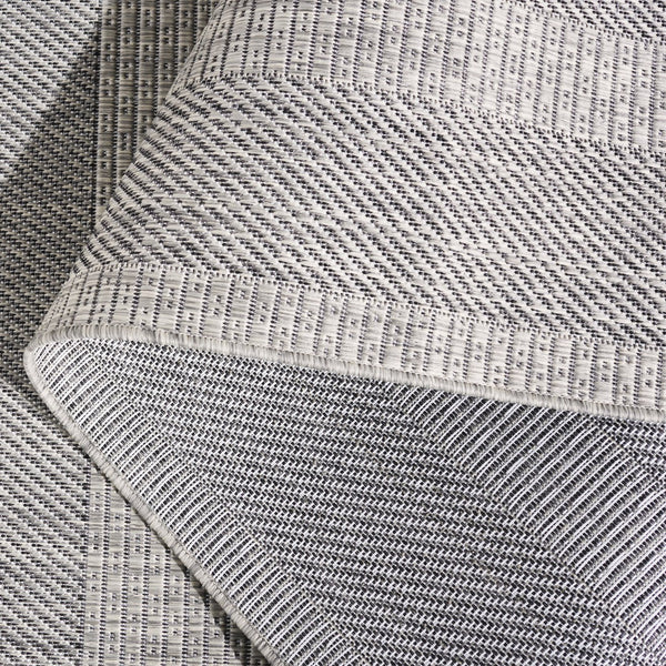 Safavieh Beach Area Rug: Elegant Power-loomed Design For Indoor & Outdoor Spaces - Durable, Oeko-tex Certified Grey ,Charcoal 85% Polypropylene,15% Polyester Bhs290f-4