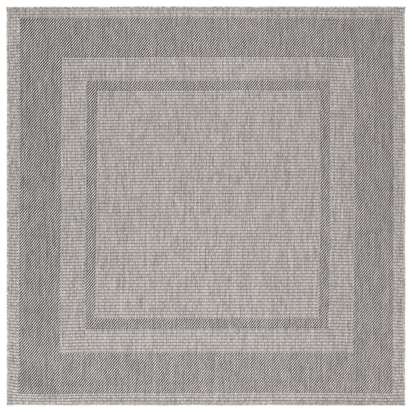 Safavieh Beach Area Rug: Elegant Power-loomed Design For Indoor & Outdoor Spaces - Durable, Oeko-tex Certified Grey ,Charcoal 85% Polypropylene,15% Polyester Bhs290f-4
