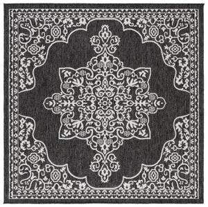 Safavieh Beach Luxury Charcoal And Ivory Area Rug – Stunning Turkish Design For Indoor And Outdoor Spaces Charcoal ,Ivory 85% Polypropylene,15% Polyester Bhs292h-8