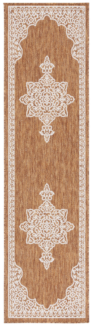 Safavieh Beach Luxury Charcoal And Ivory Area Rug – Stunning Turkish Design For Indoor And Outdoor Spaces Brown ,Ivory 85% Polypropylene,15% Polyester Bhs292t-7r