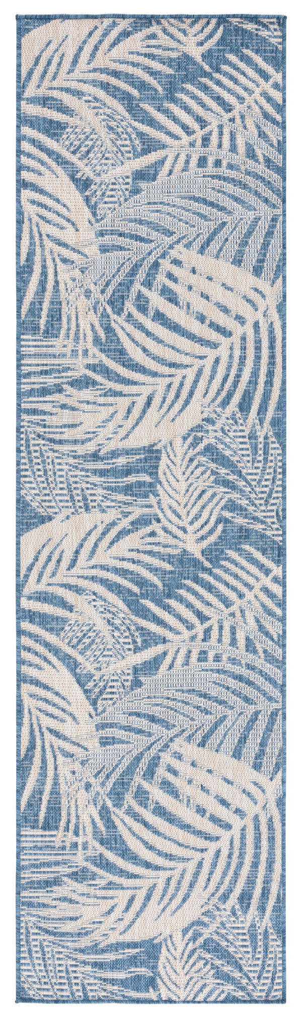 Safavieh Beach Modern Elegance Area Rug – Stylish Charcoal & Ivory Design For Indoor/Outdoor Spaces Blue ,Ivory 85% Polypropylene,15% Polyester Bhs294m-8