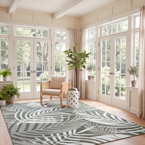 Safavieh Beach House Power Loomed Runner Rug Low Pile Polypropylene Blend Hallway Accent 9'-0" x 12'-0" BHS294Y-9