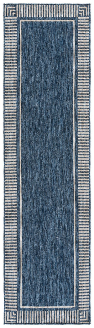 Safavieh Beach House Geometric Runner Rug Turkish Woven Coastal Hallway Polypropylene Blend BHS300M-28