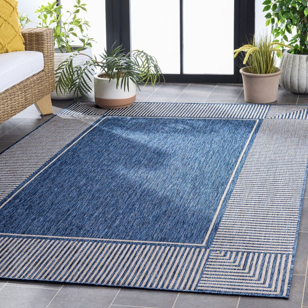 Safavieh Beach House Power Loomed Solid Area Rug Low Pile Polypropylene Blend for Living Rooms BHS300M-5