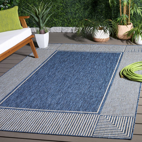 Safavieh Beach House Power Loomed Solid Area Rug Low Pile Polypropylene Blend for Living Rooms BHS300M-5