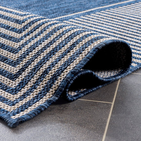 Safavieh Beach House Power Loomed Solid Area Rug Low Pile Polypropylene Blend for Living Rooms BHS300M-5