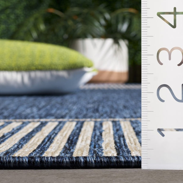 Safavieh Beach House Power Loomed Solid Area Rug Low Pile Polypropylene Blend for Living Rooms BHS300M-5