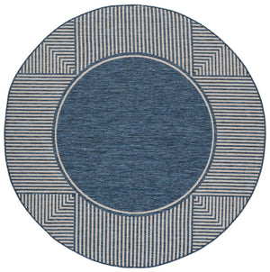 Safavieh Beach House Round Polypropylene Area Rug Solid Coastal Tones for Living Room Decor BHS300M-7R