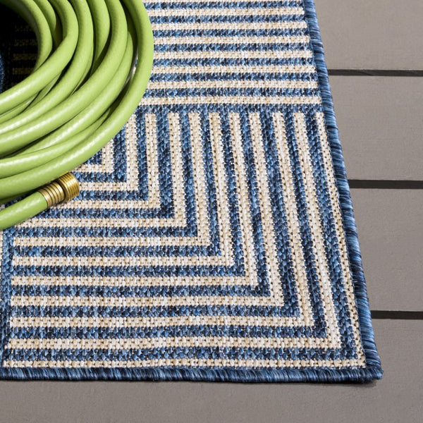 Safavieh Beach House Geometric Area Rug Power Loomed in Turkey for Living Room Spaces BHS300M-9