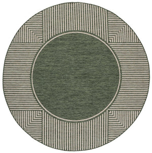 Safavieh Beach House Round Area Rug Nature Inspired Polypropylene Low Pile for Living Rooms BHS300Y-7R