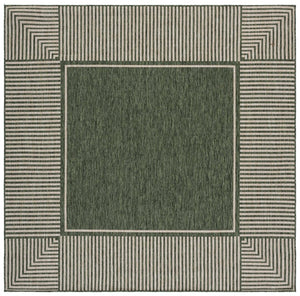 Safavieh Beach House Square Area Rug Power Loomed Polypropylene Low Pile Transitional Neutral BHS300Y-7SQ
