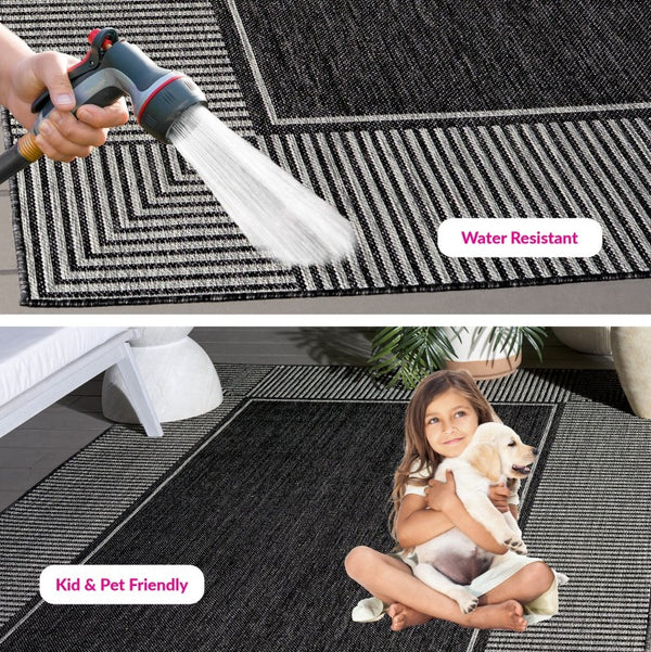 Safavieh Beach House Power Loomed Polypropylene Area Rug for Modern Living and Dining Rooms BHS300Z-5