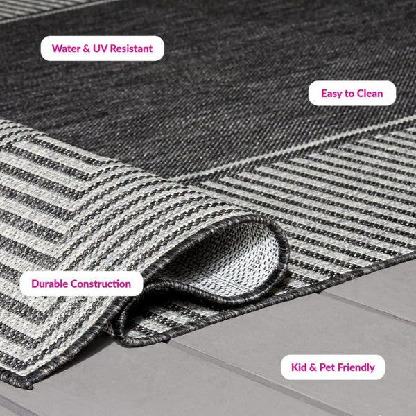 Safavieh Beach House Power Loomed Polypropylene Area Rug for Modern Living and Dining Rooms BHS300Z-5
