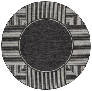 Safavieh Beach House Power Loomed Round Rug Polypropylene Geometric Modern Living Room BHS300Z-7R