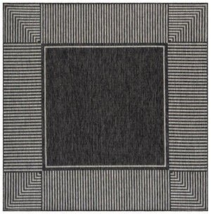 Safavieh Beach House Power Loomed Polypropylene Area Rug Low Pile Neutral Living Room Accent BHS300Z-7SQ
