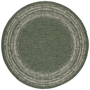 Safavieh Beach House Coastal Runner Rug Polypropylene Blend for Hallways and Entryways 6'-7" x 6'-7" (Round) BHS304Y-7R