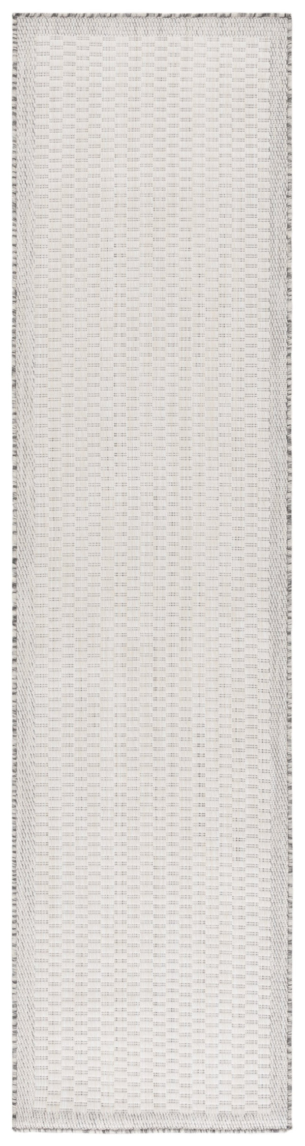 Safavieh Beach Contemporary Round Area Rug - Luxurious Plush Design For Indoor/Outdoor Elegant Spaces Ivory ,Light Grey Polypropylene Bhs404a-9