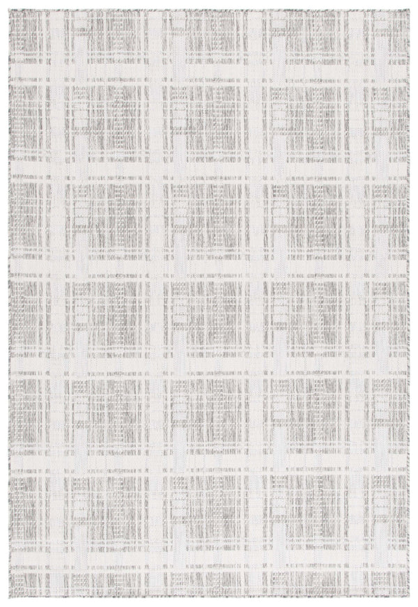 Safavieh Beach Modern Elegance Grey And Ivory Square Area Rug For Indoor And Outdoor Spaces – Durable Style Grey ,Ivory Polypropylene Bhs412f-7sq