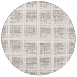 Safavieh Beach Modern Elegance Grey And Ivory Square Area Rug For Indoor And Outdoor Spaces – Durable Style Grey ,Ivory Polypropylene Bhs412f-7sq